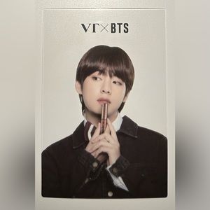 Official BTS × VT Cosmetic Clear Transparent Photocard Taehyung V Tae